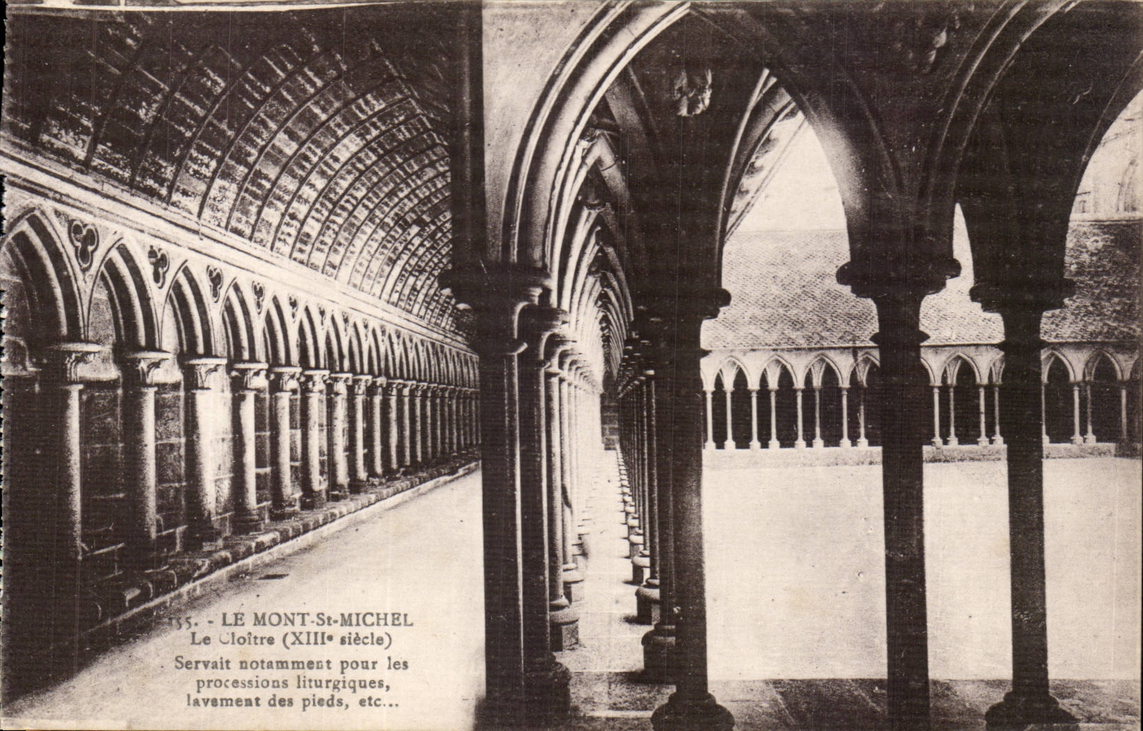 Le Mont Saint Michel - Le Cloitre - CPA 