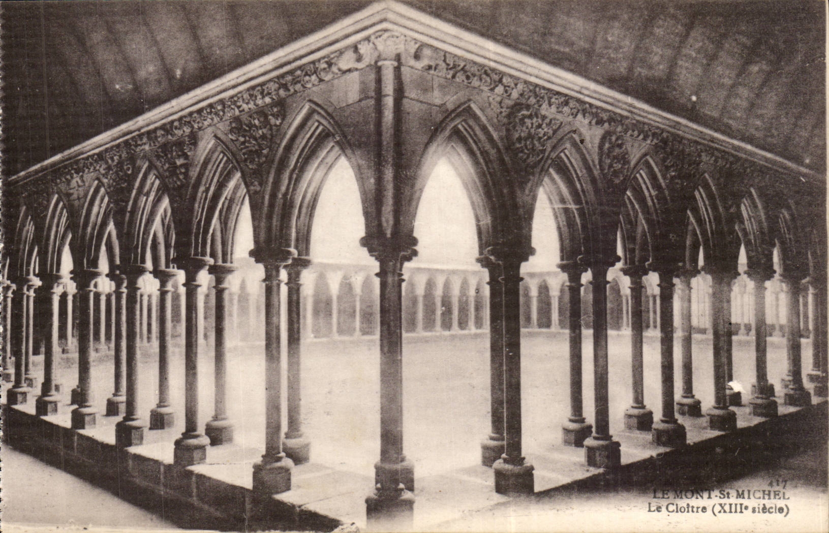 Le Mont Saint Michel - Le Cloitre - CPA 