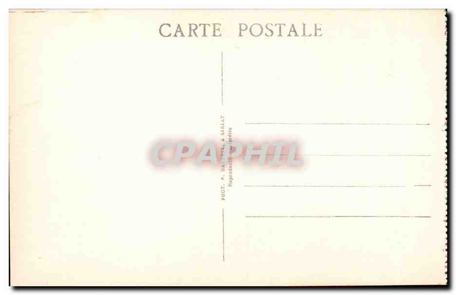 Chateau de Montfort et la Dordogne (Sarladais) - CPA  — Rückseite