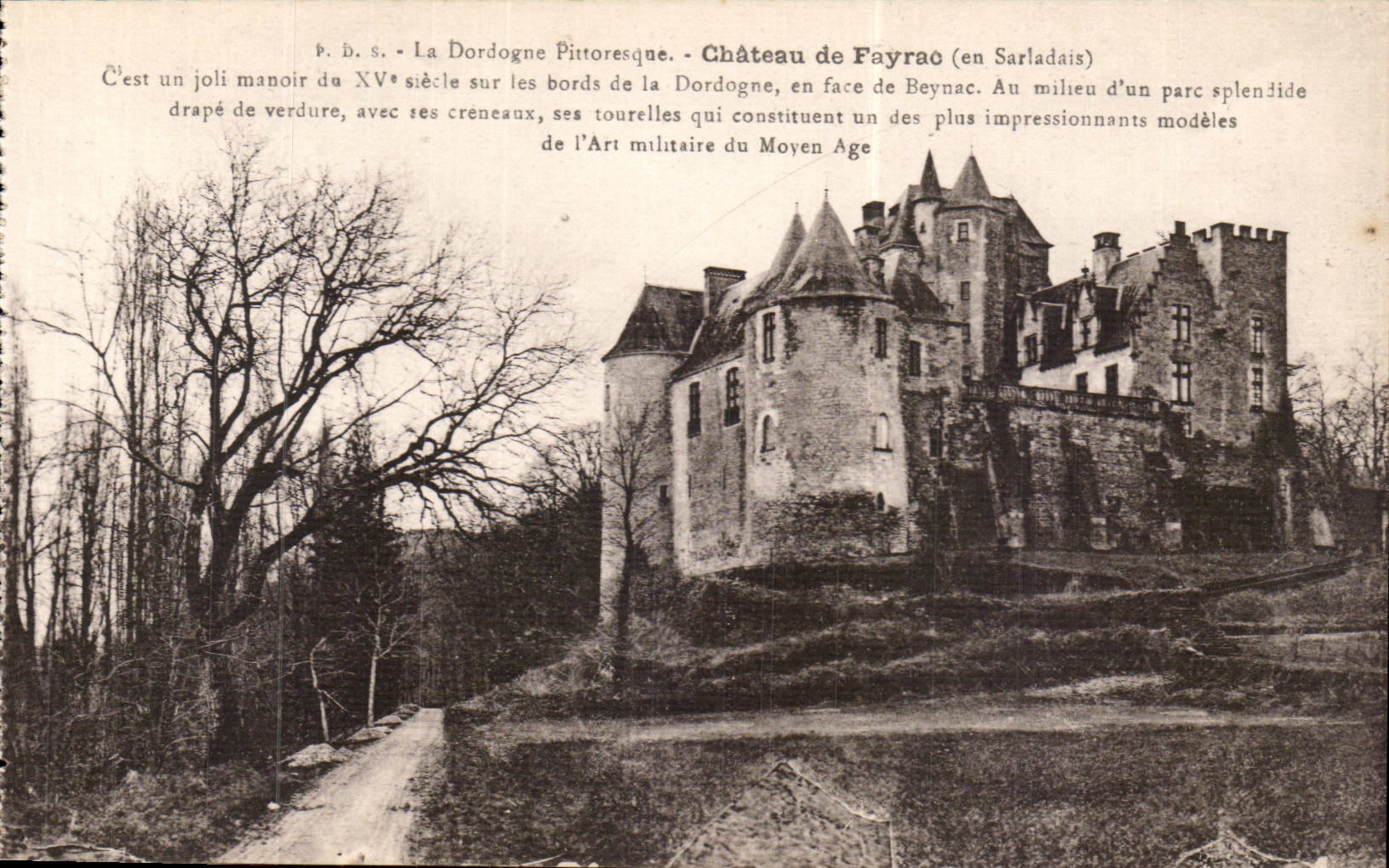 Chateau de Fayrac en Sarladais - CPA 