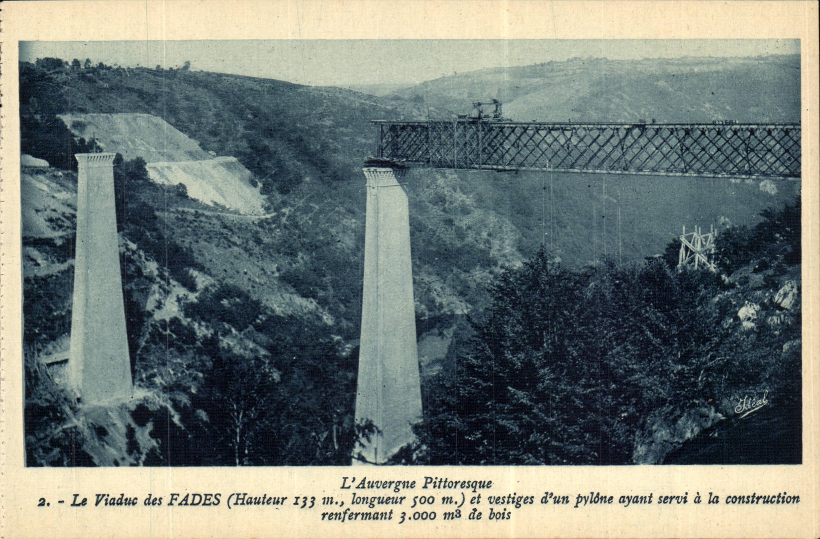 Fades - Viaduc - Vue Panoramique - CPA 
