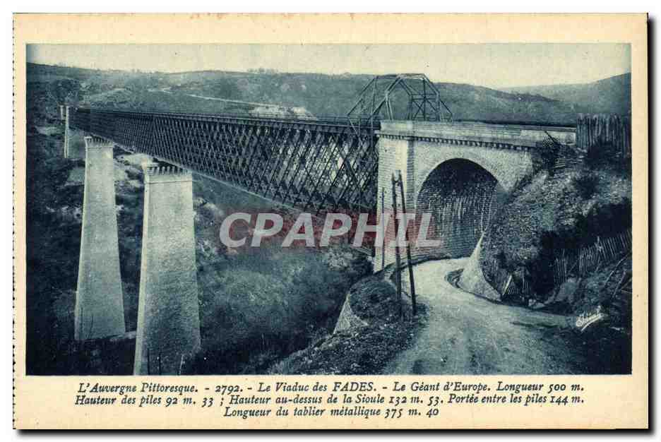Le Viaduc des FADES - Le Géant d'Europe - L'Auvergne Pittoresque - 2792