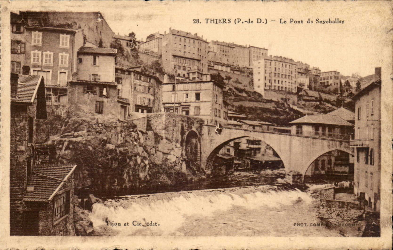 Auvergne Thiers Le pont de Seychalles