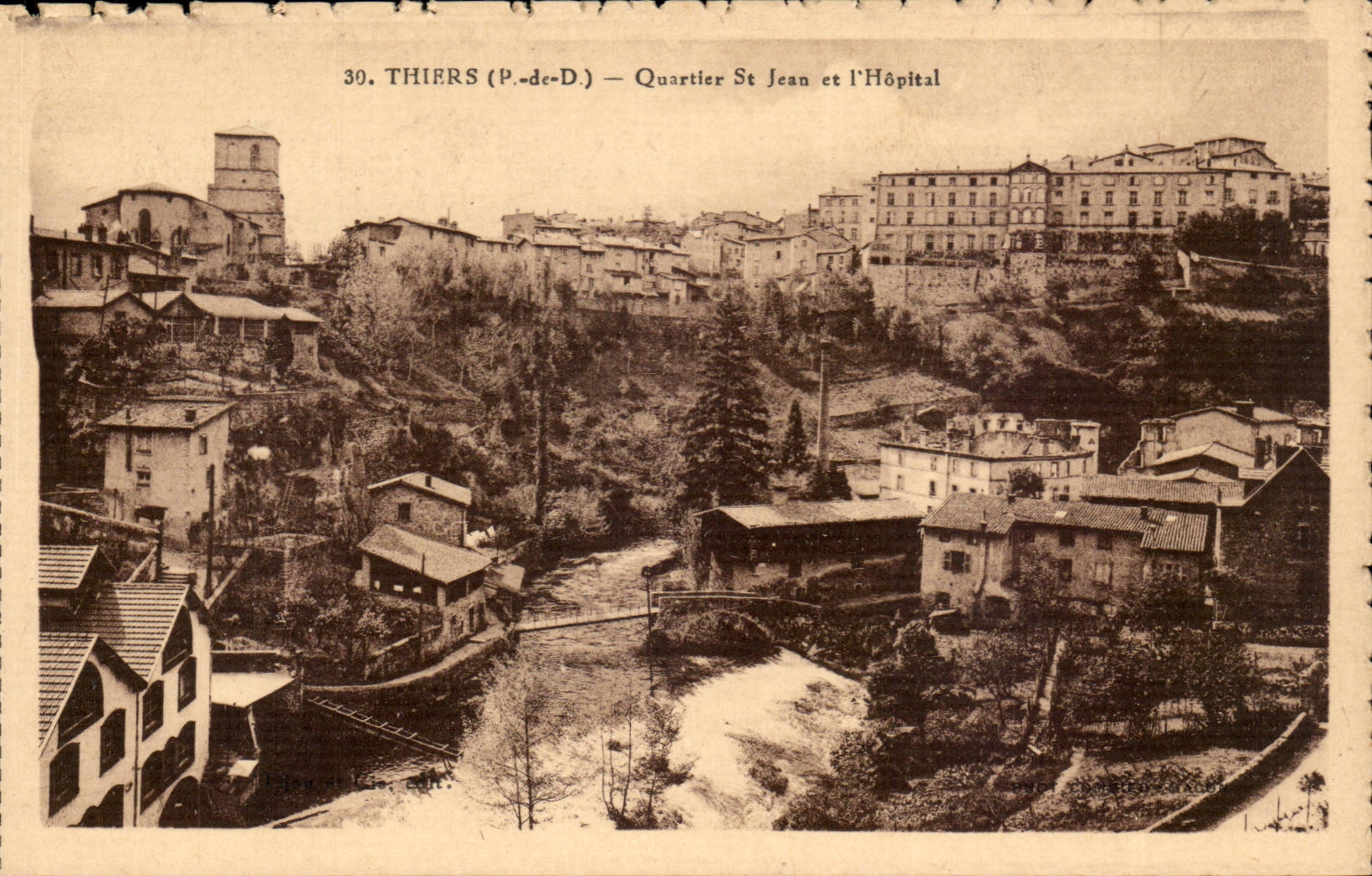 Auvergne Thiers Quartier St Jean et l'hopital