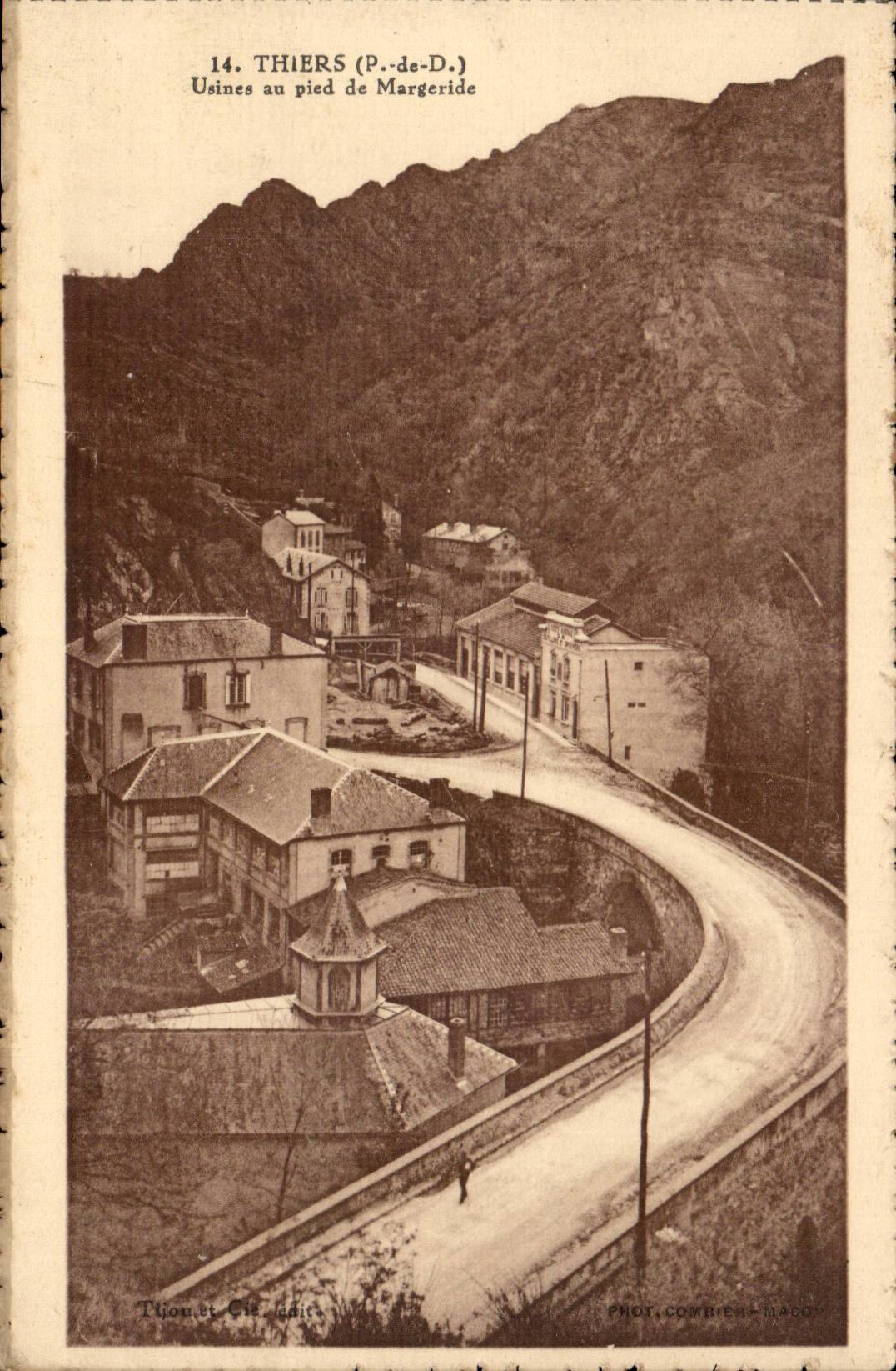 Auvergne Thiers Usines au pie de Margeride