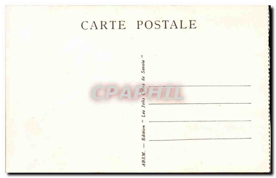 Lovagny — Gorges du Fier — Les Galeries — Édition 'Les Jolis Coins de Savoie' — Verso
