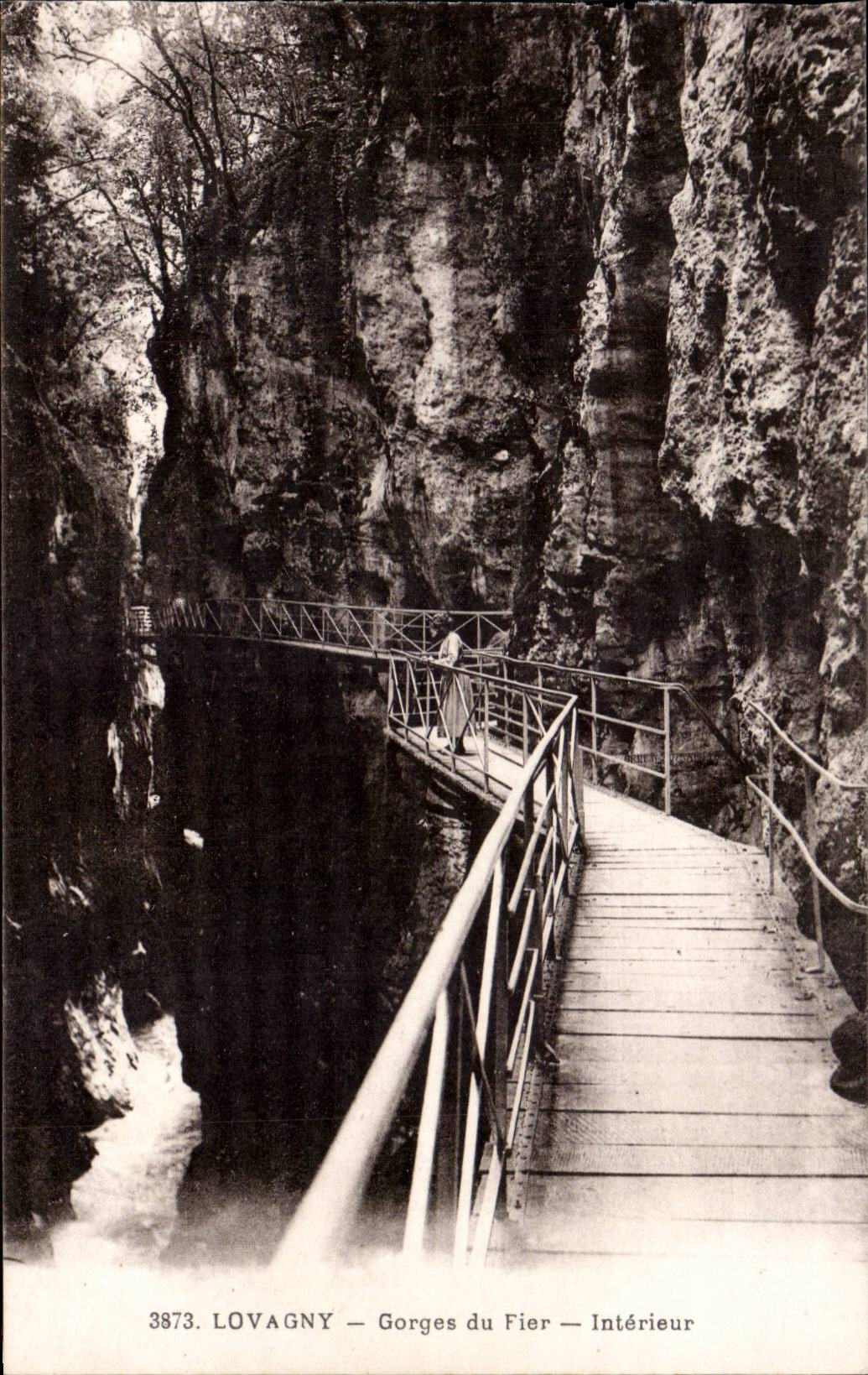 Auvergne Lovagny CPA Gorges du Fier Interieur