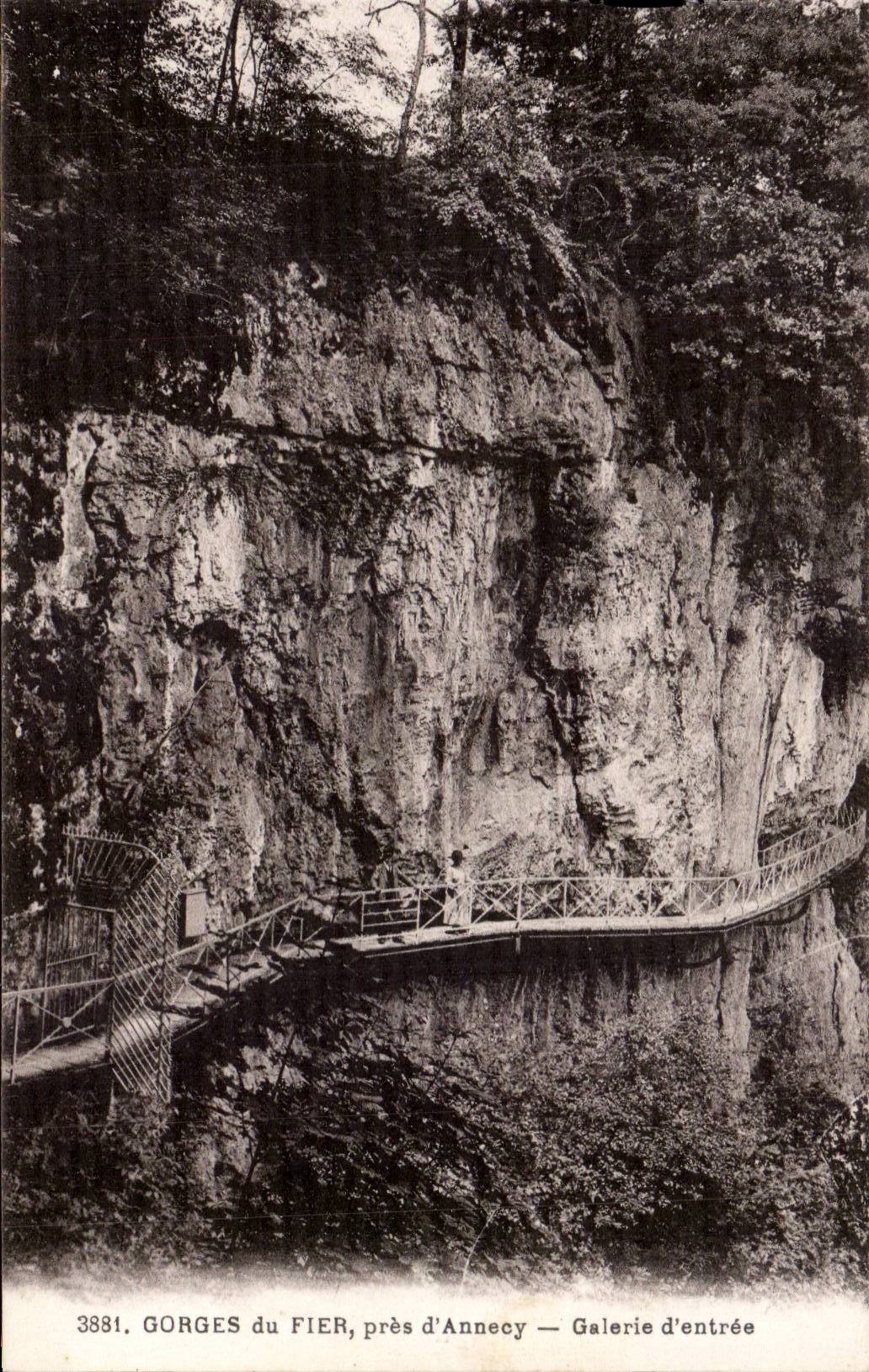 Gorges du Fier près d'Annecy — Galerie d'entrée — ABEM. Édition « Les Joîls Coins de Savoie »