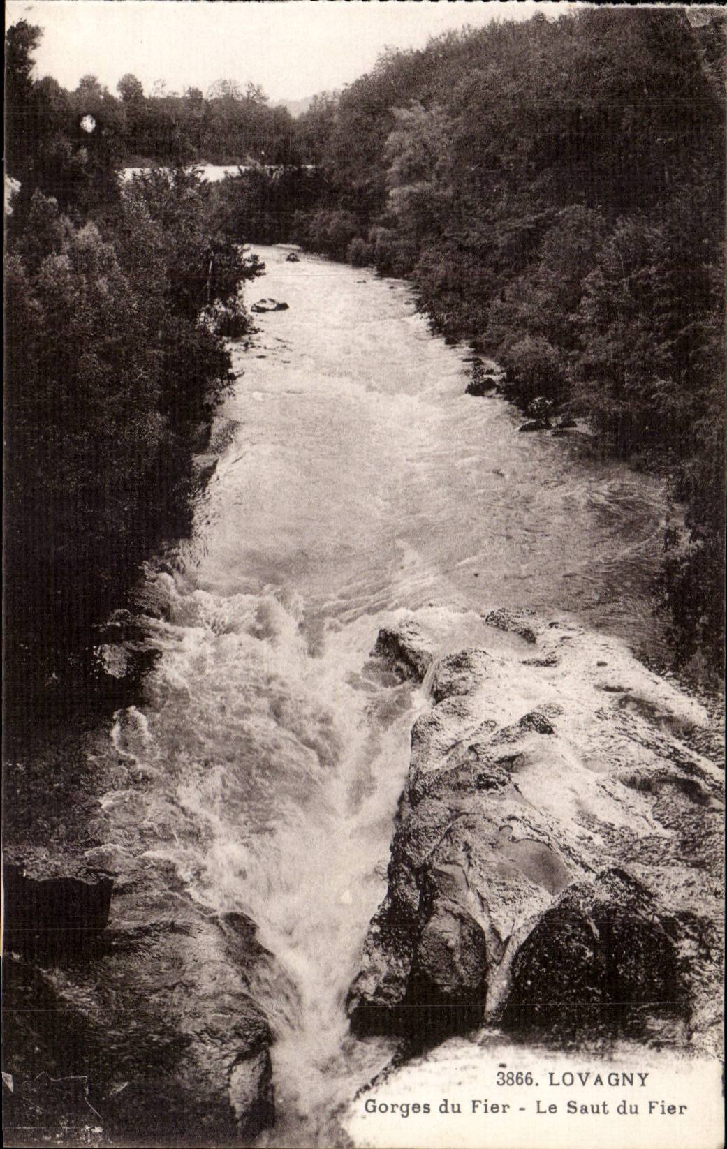Auvergne Lovagny CPA Gorges du Fier Le saut du Fier