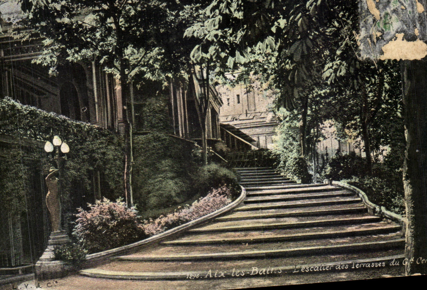 Aix les Bains - Escalier des Terrasses - CPA 