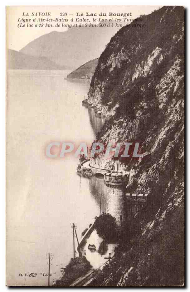 Aix les Bains - Le Lac du Bourget - CPA 