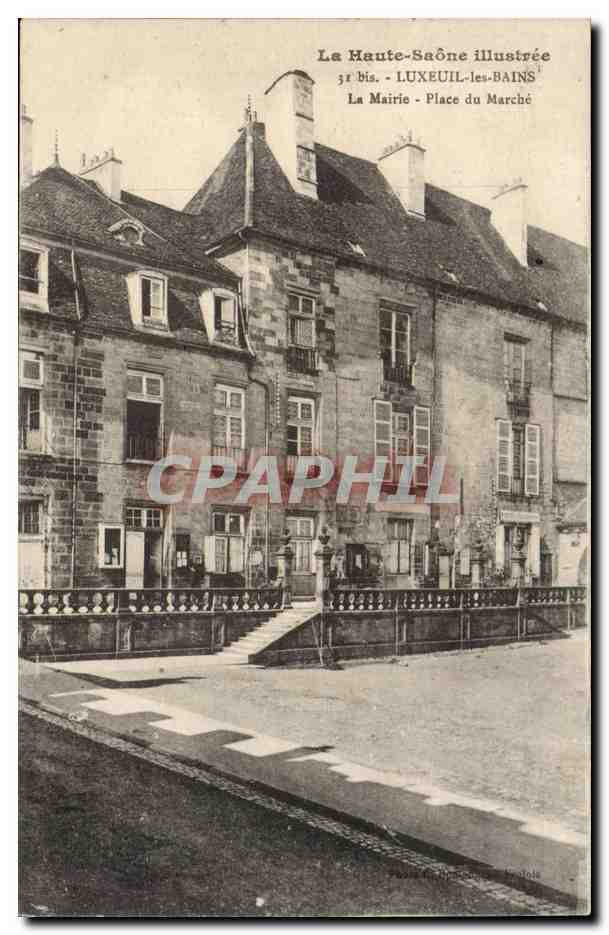 Luxeuil - La Mairie Place du Marche CPA 