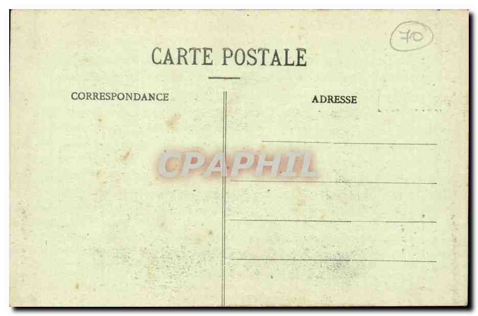 Luxeuil - La Maison Carree - XV siecle Tour de Ville CPA  — Verso