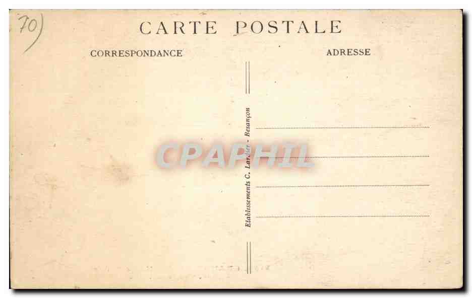 Grande Resie - L'Eglise - Vue Interieure CPA  — Rückseite