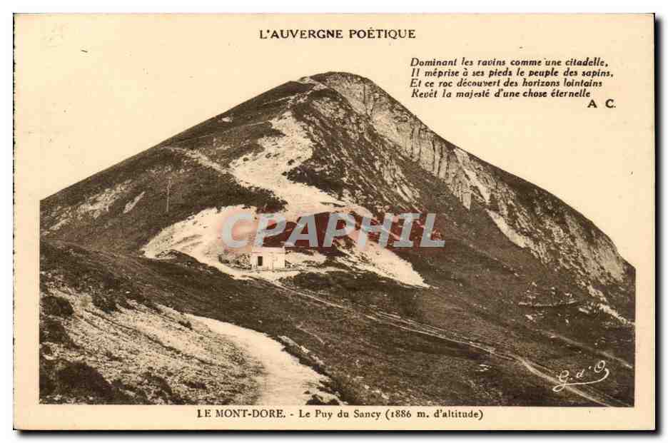 Le Puy du Sancy — Le Mont-Dore — 1886 m. d'altitude — Contefarges (P. de D.)