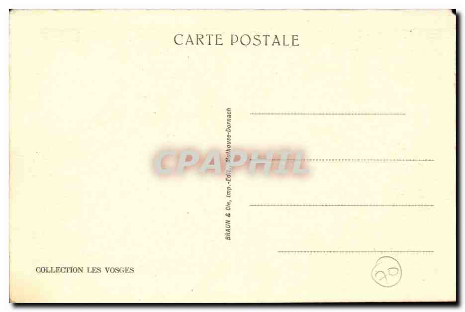 Luxeuil - Ermitage Saint Valbert CPA  — Verso