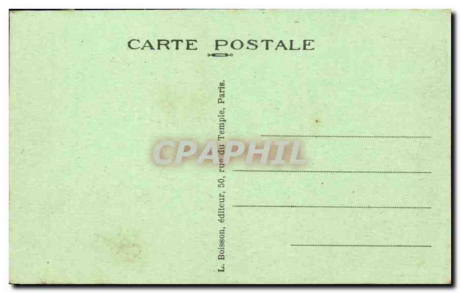 Paris 1 - Rue de Rivoli et Le Jardin des Tuilleries CPA  — Verso