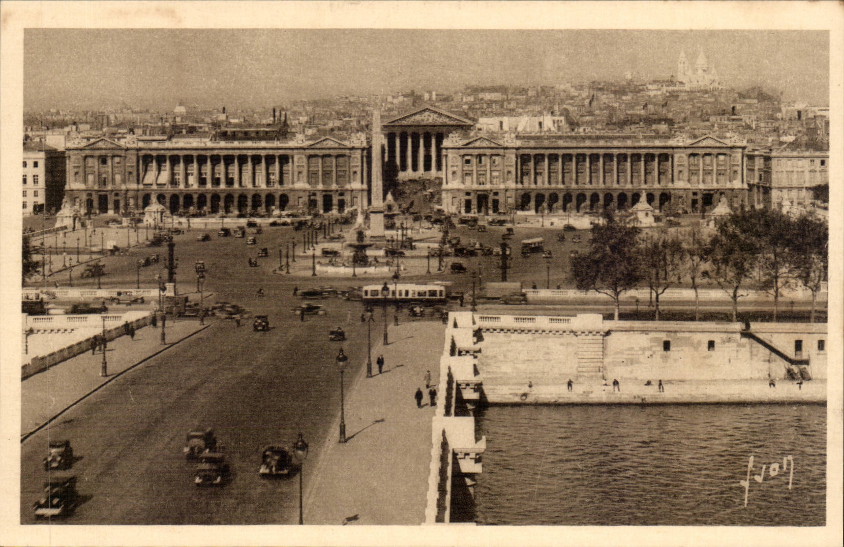 Paris 8 - en flanant - Vue Generale de la Place de la Concorde CPA 