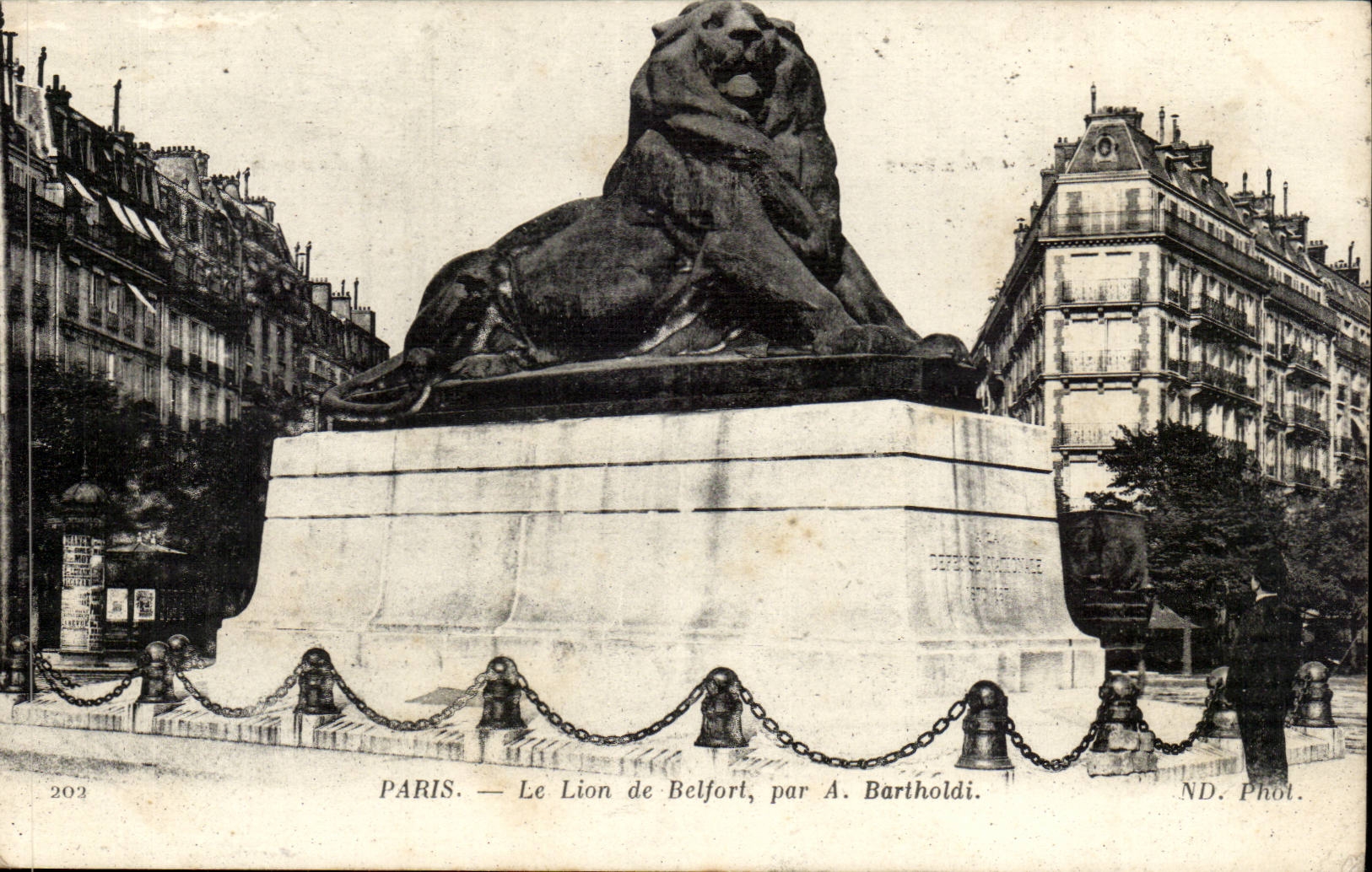 Paris 14 - Le Lion de Belfort - Bartholdi CPA 
