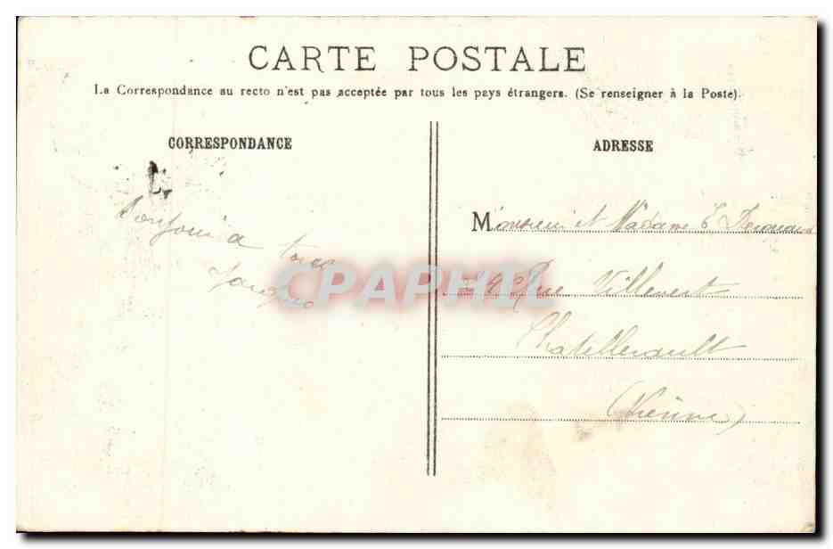 Beaumont-sur-Oise — Le Pont de Mours — Ligne de Paris à Beauvais — Verso