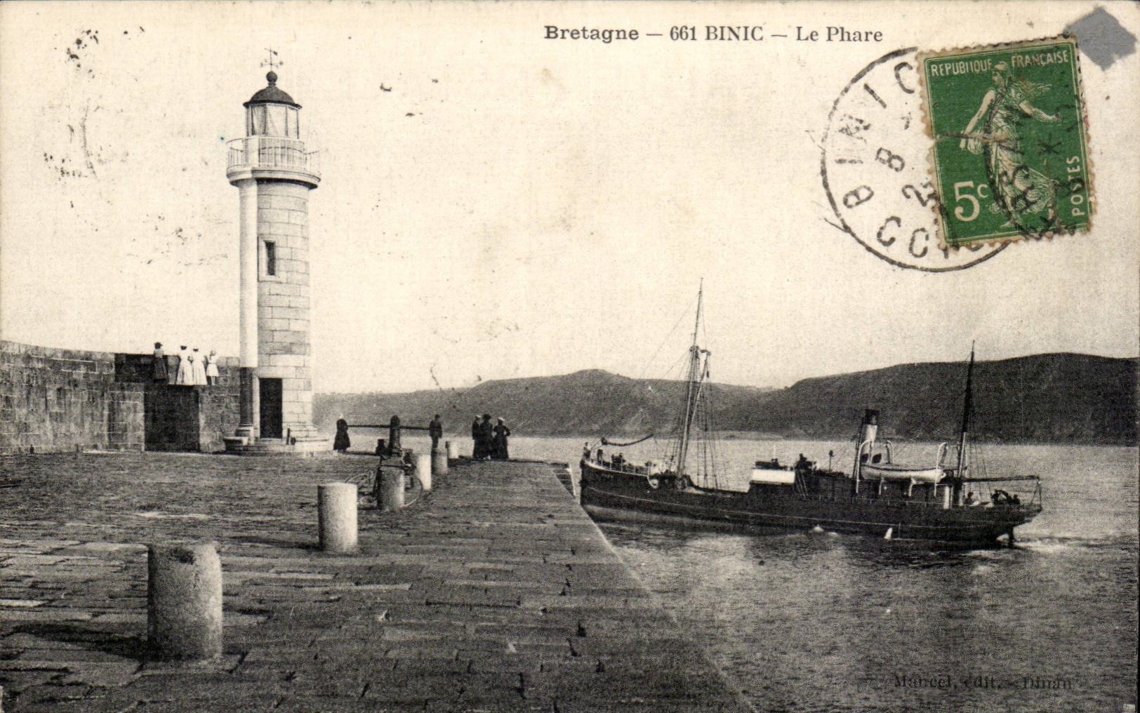 Bretagne — 661 BINIC — Le Phare — Maurel, édit. - Tumlin