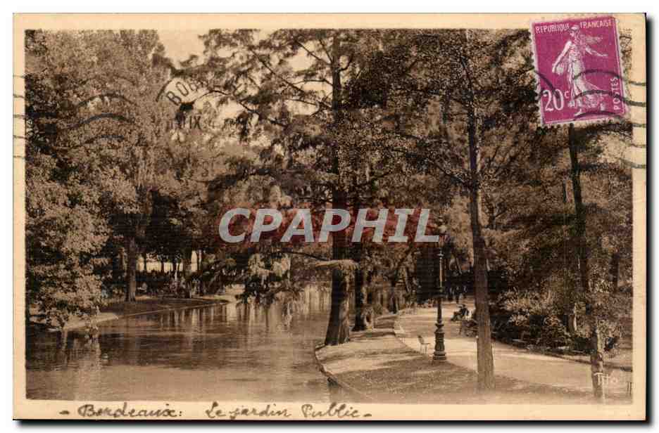 Bordeaux - Le Jardin Public - CPA 
