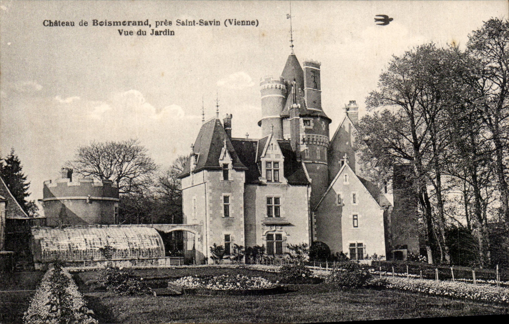 Château de Beismerland, près Saint-Savin (Vienne) — Vue du Jardin — éditeur inconnu
