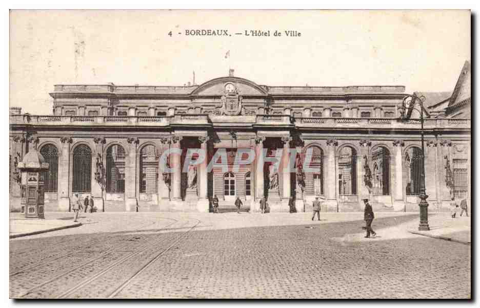 Bordeaux — L'Hôtel de Ville — Édition La Gopagne
