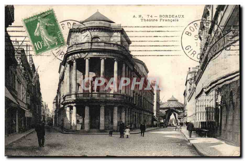 Bordeaux - Theatre Francais - CPA 