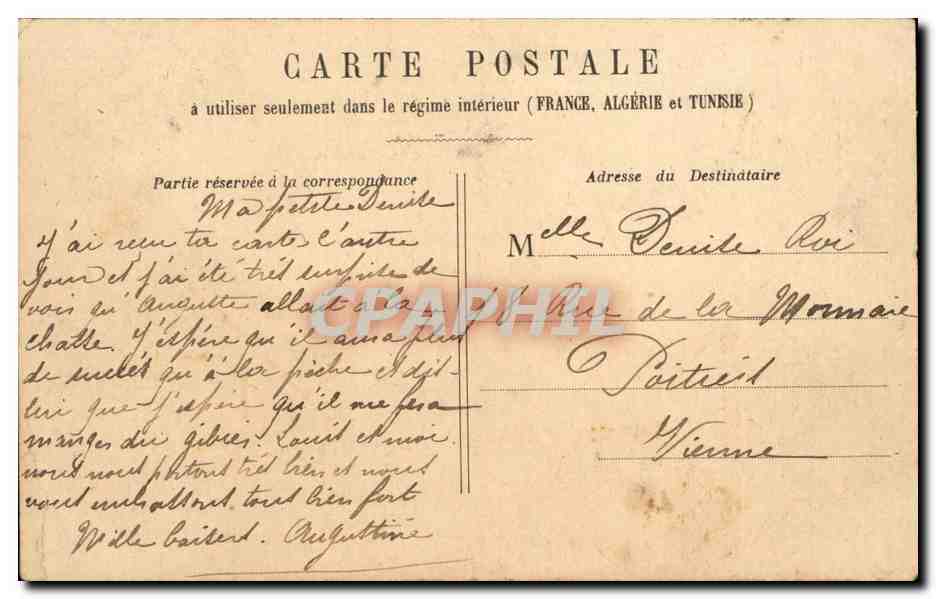 Paris 6 - Palais du Luxembourg - CPA  — Rückseite