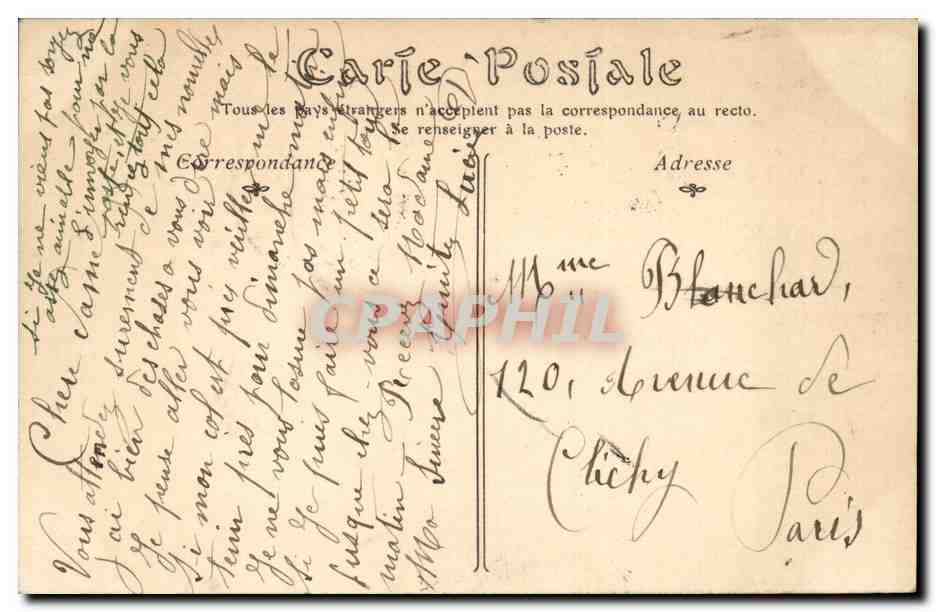 Paris - 7 - Le Pont Alexandre III - CPA  — Verso