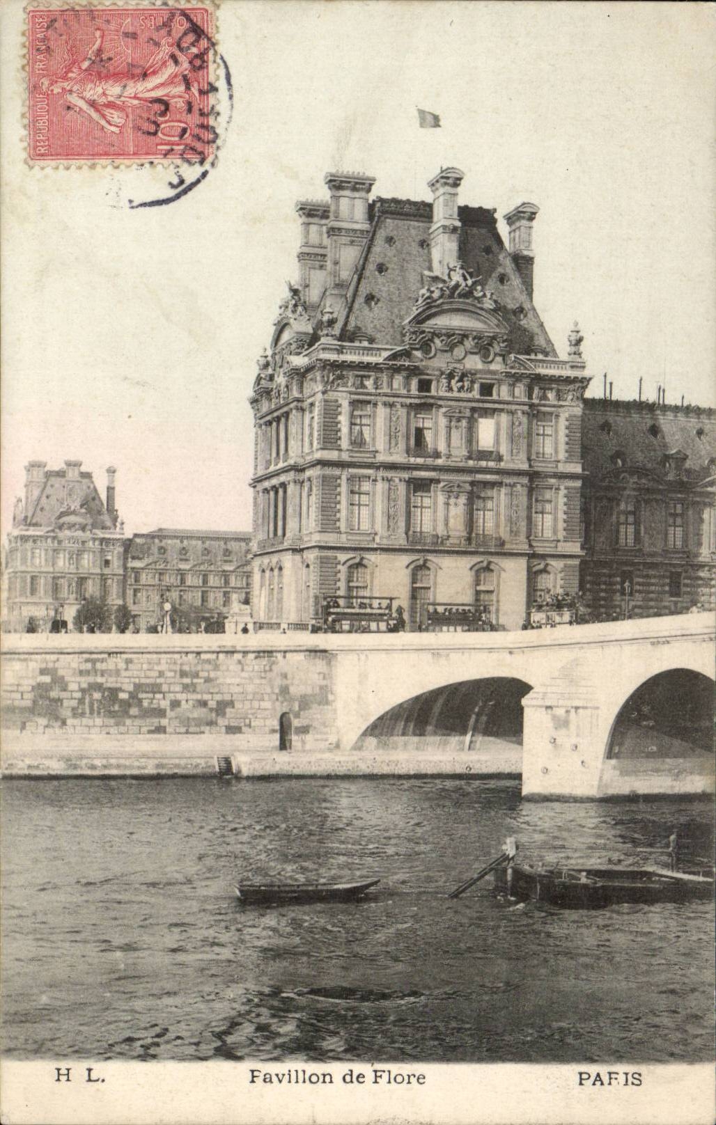 Paris - 1 - Pavillon de Flores CPA 