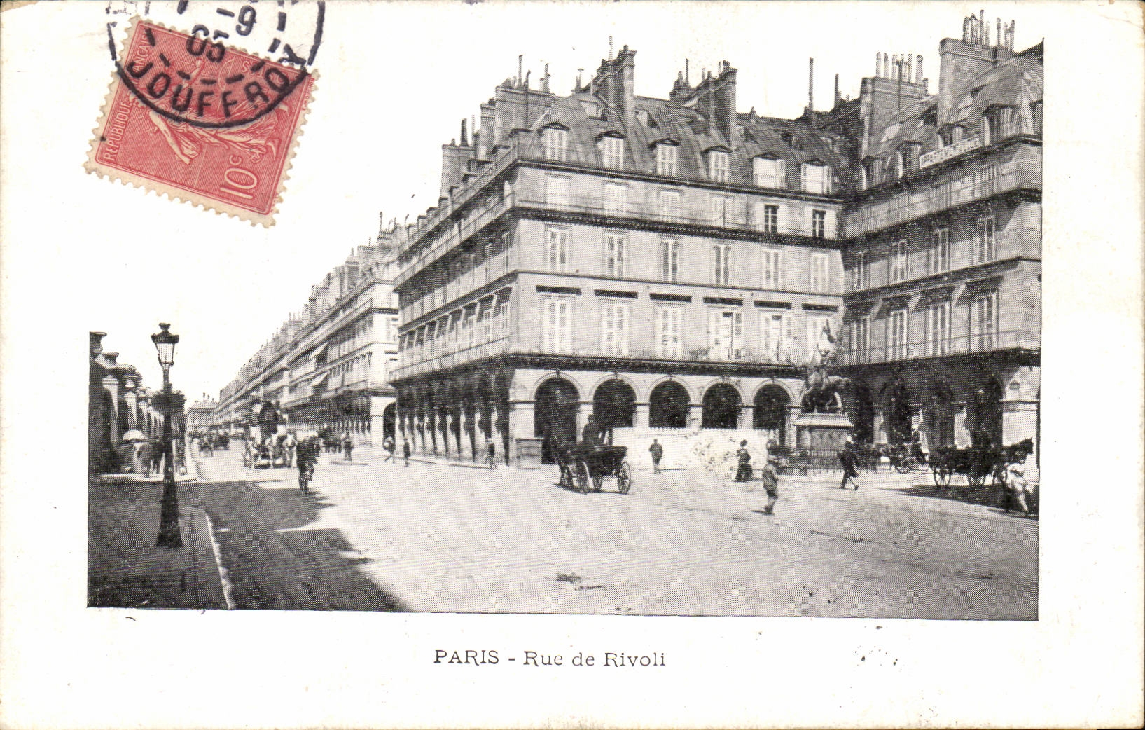 Paris - 1 - Rue de Rivoli - CPA 