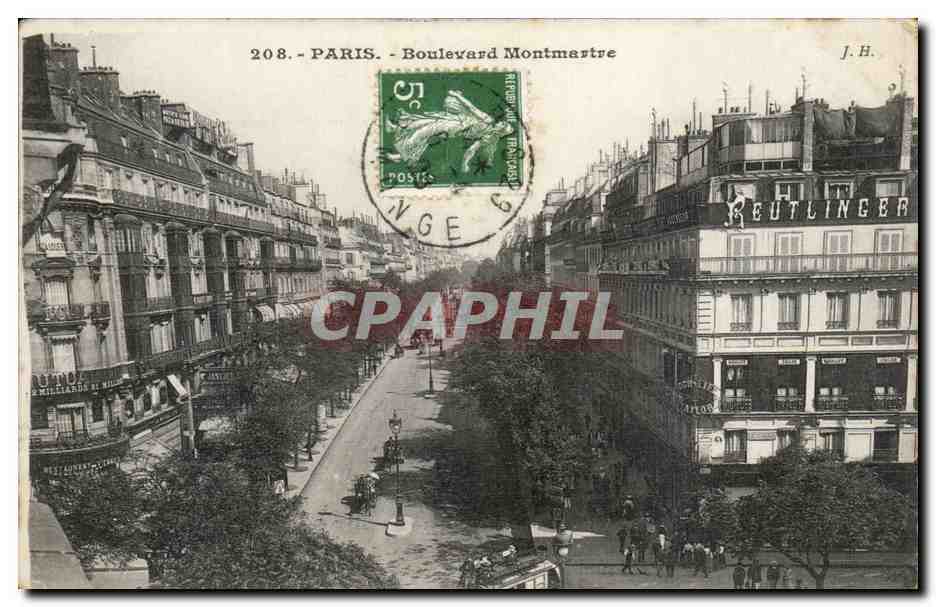 Paris - 14 - Boulevard Montmartre - CPA 