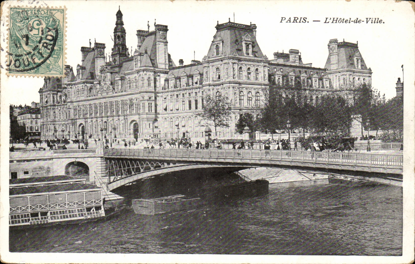 Paris - 4 - l'Hotel de Ville - CPA 