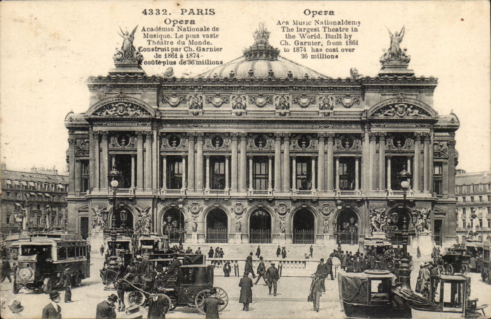 Paris 8 - L'Opera - CPA 