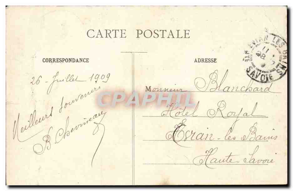 Paris 8 - Place de l'Opera - cheval - Horse drawn carriage - bustling city scene - CPA  — Rückseite