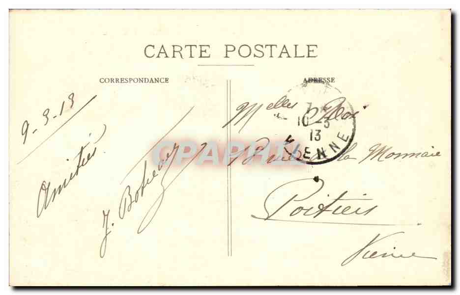 Paris 7 - La Seine et la Tour Eiffel - CPA  — Rückseite