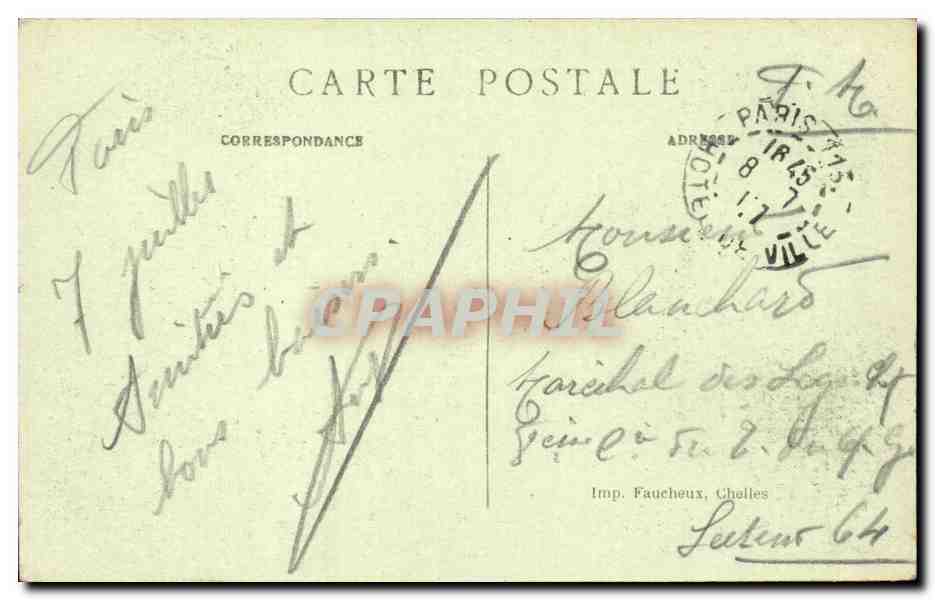 Paris 16 - La Trocadero - CPA  — Rückseite