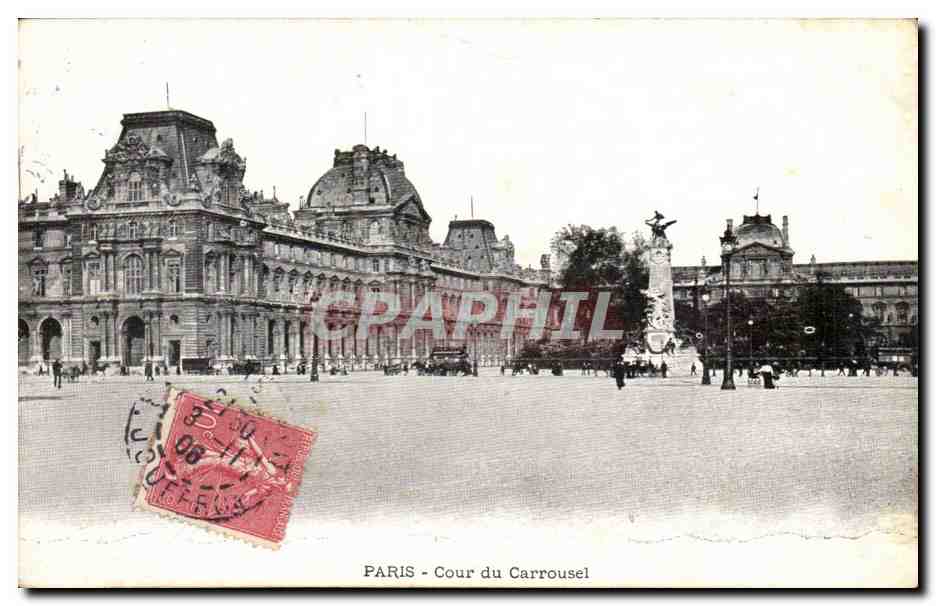 Paris 1 - Cour du Carrousel CPA 