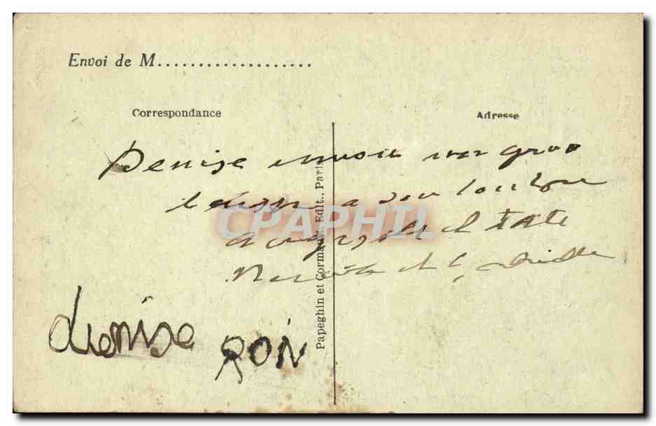 Paris 8 - L'Arc de Triomphe et la Tombe du Soldat Inconnu CPA  — Rückseite