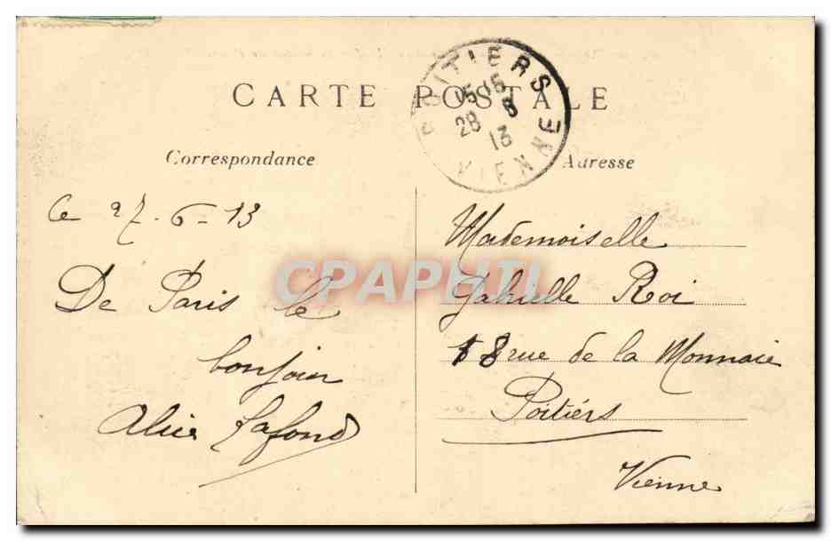 Paris - 1 - Le Rond Point du Pont Neuf et la Station Henri IV CPA  — Verso