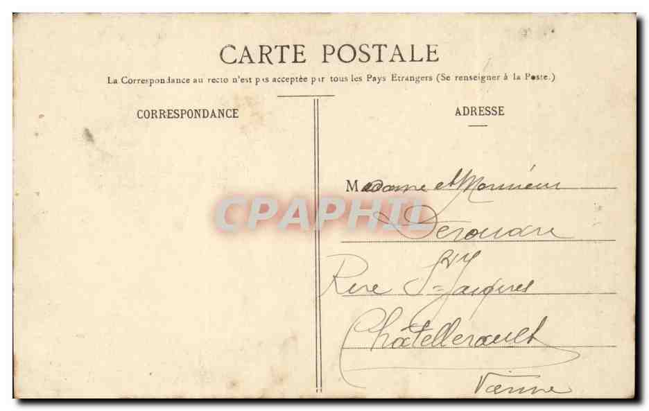 Place 10 - L'Eglise Saint Laurent - CPA  — Verso