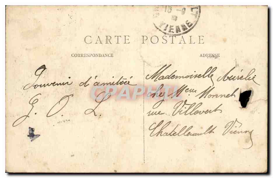 Paris — Siegessäule — Place de la Bastille — C. M. n°45 — Rückseite