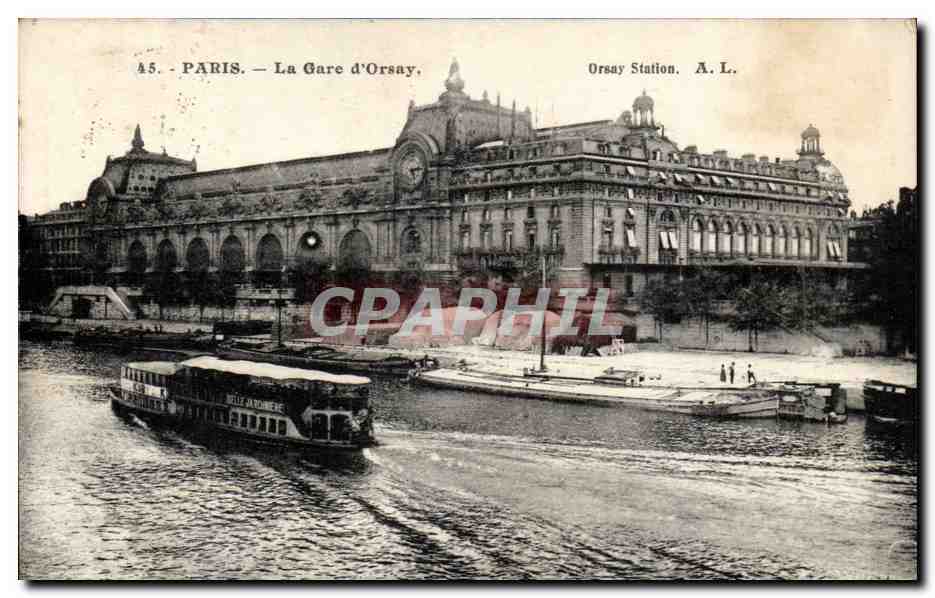 Paris - 7 - La Gere d'Orsay - CPA 