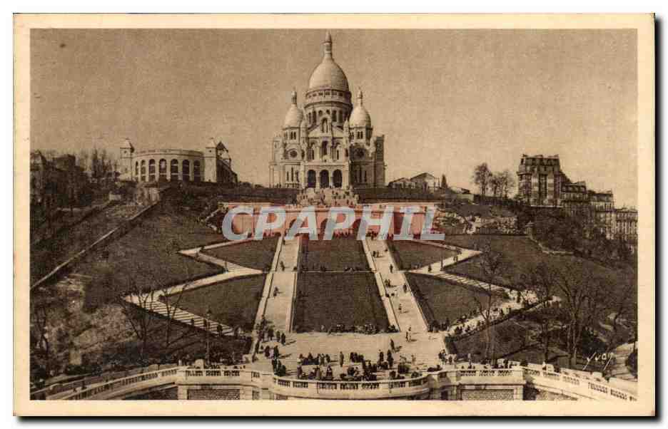Paris - 14 - La Basilique Sacre Coeur - CPA 