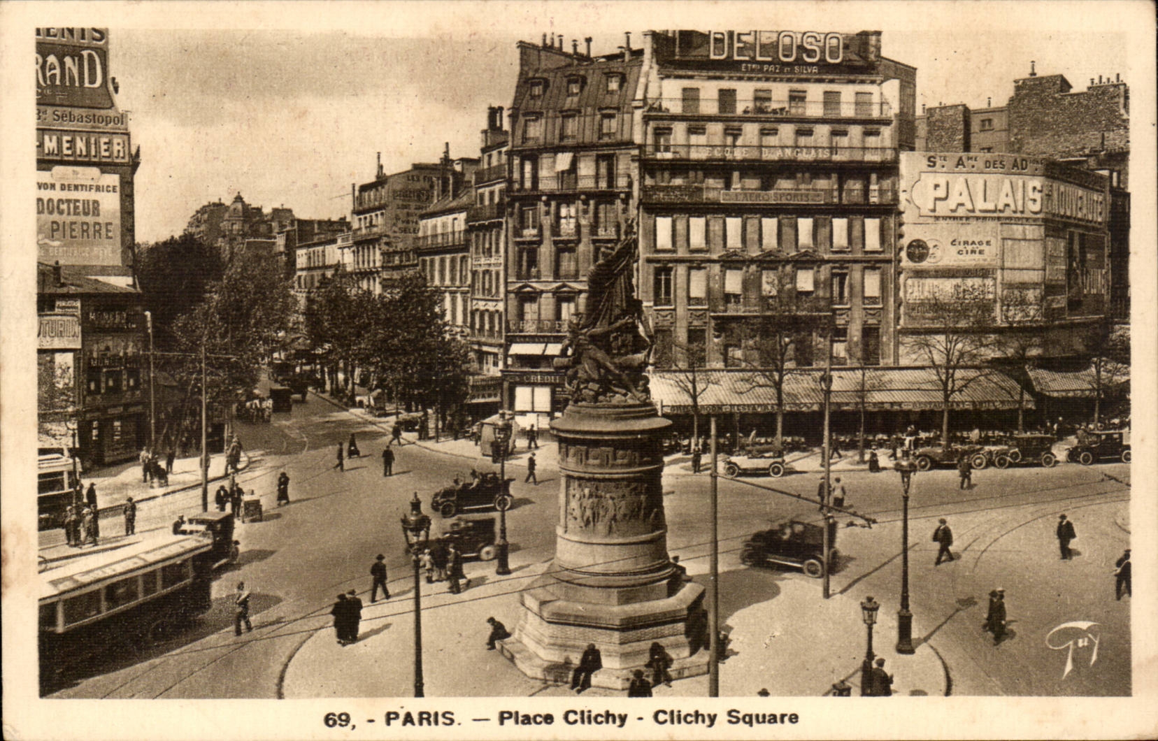 Paris - 17 - Place Clichy - CPA 
