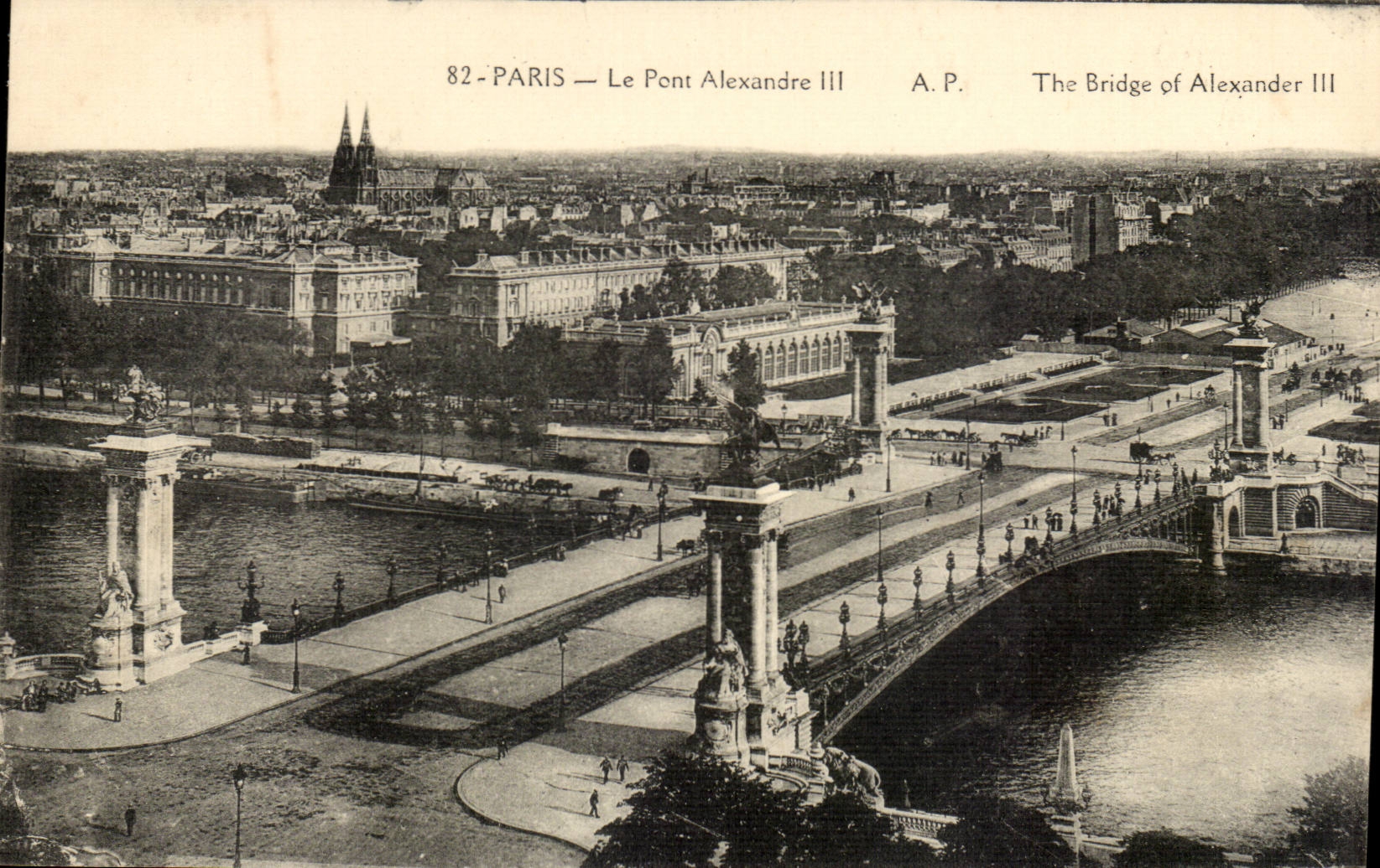 Paris - 7 - Le Pont Alexandre III CPA 