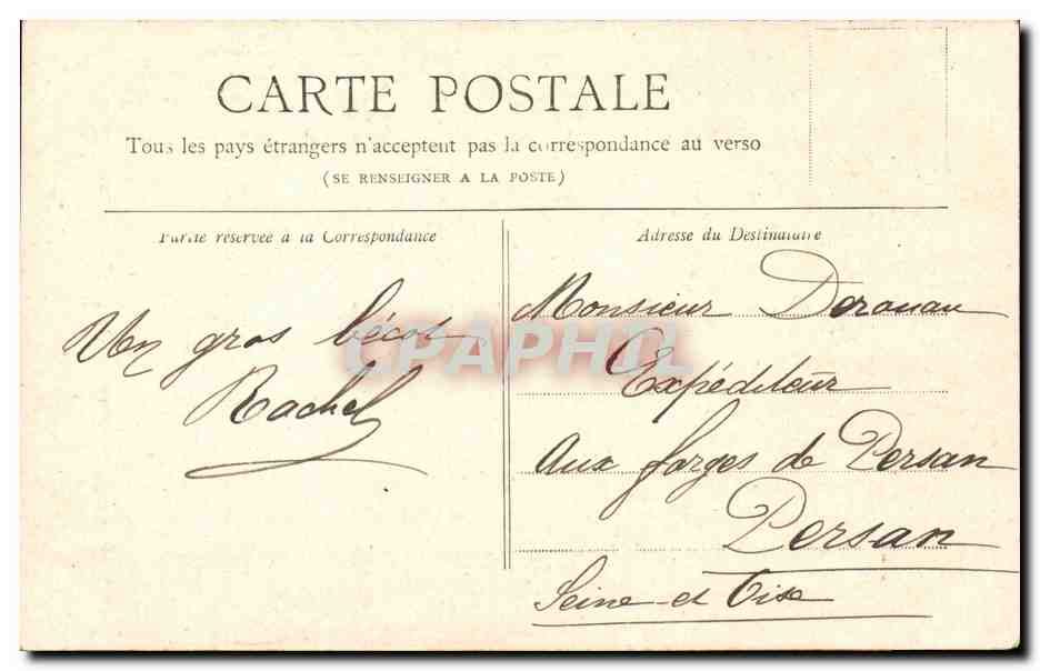 Paris - 11 - Collection Petit Journal - Place de la Republique - CPA  — Rückseite