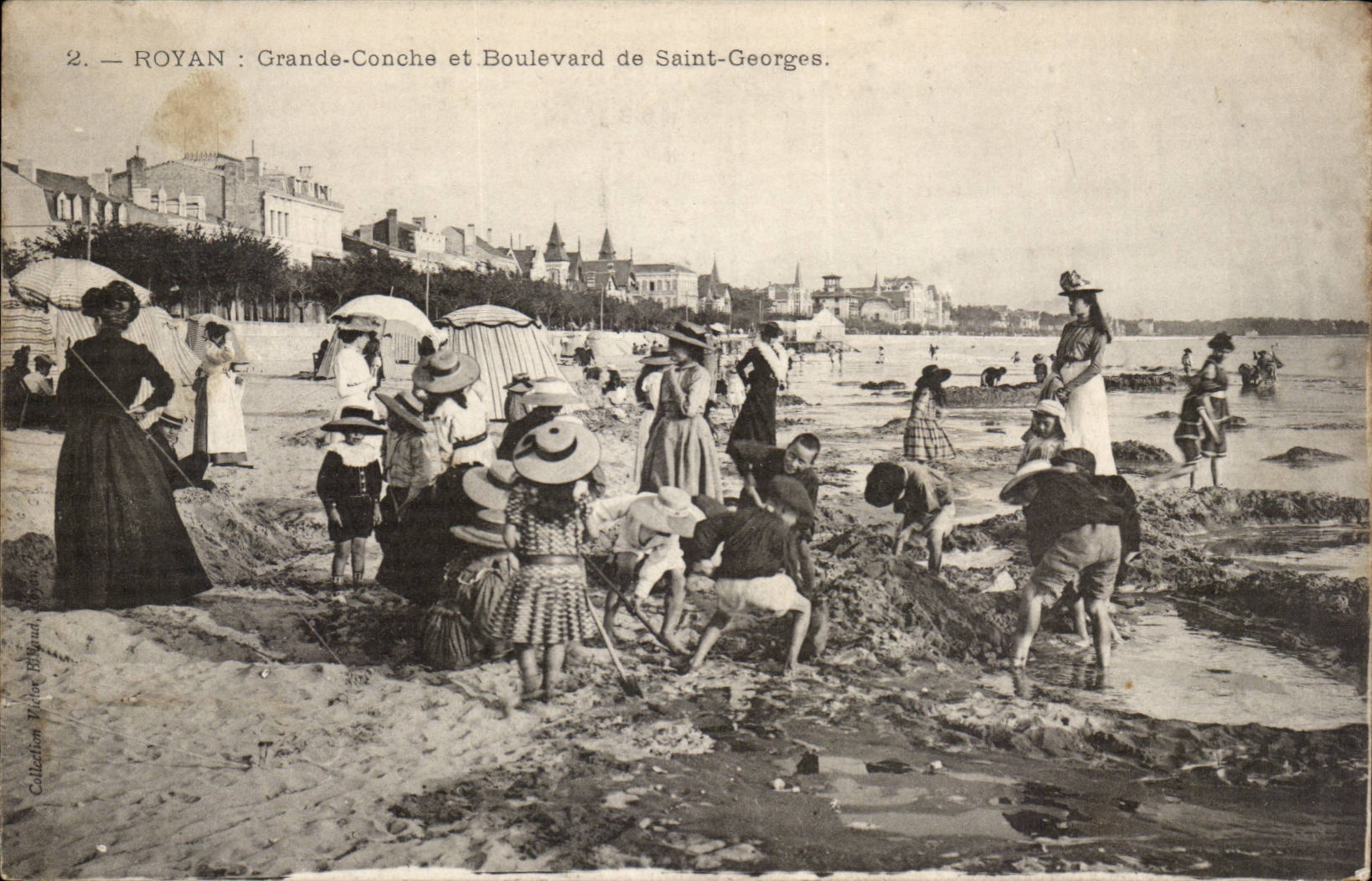 Royan - Grande Conche et Boulevard de Saint George - CPA 